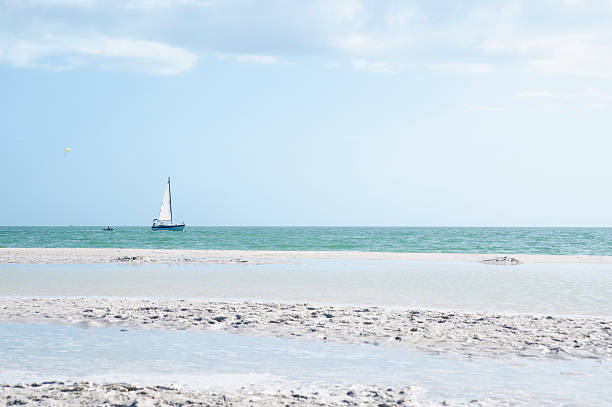 A sailboat on Marco Island water